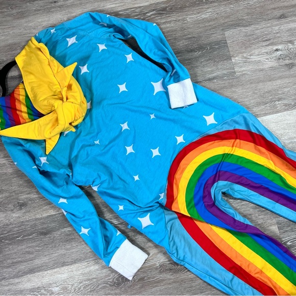 Tipsy elves chasing rainbows costume onsie - Picture 3 of 6